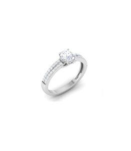 Engagement Ring With Solitaire Diamond
