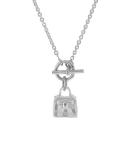 Zircon Embeded Mini Bag Pendant