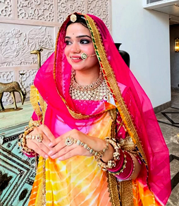 White Gazi Silk Poshak